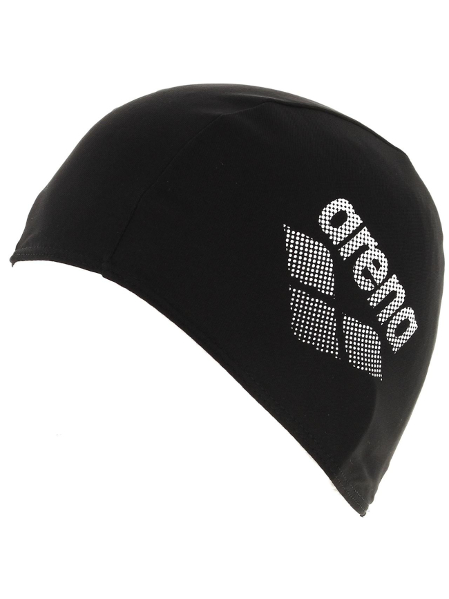 Bonnet de bain natation logo noir enfant - Arena