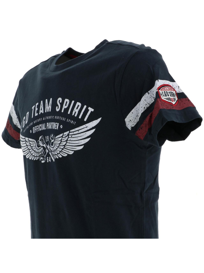 T-shirt hennesy biker bleu marine homme - Legenders