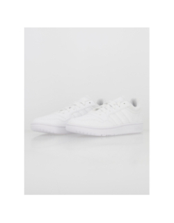 Baskets basses hoops 3.0 blanc enfant - Adidas