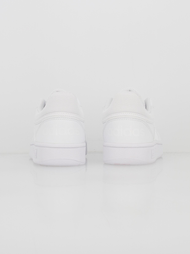 Baskets basses hoops 3.0 blanc enfant - Adidas