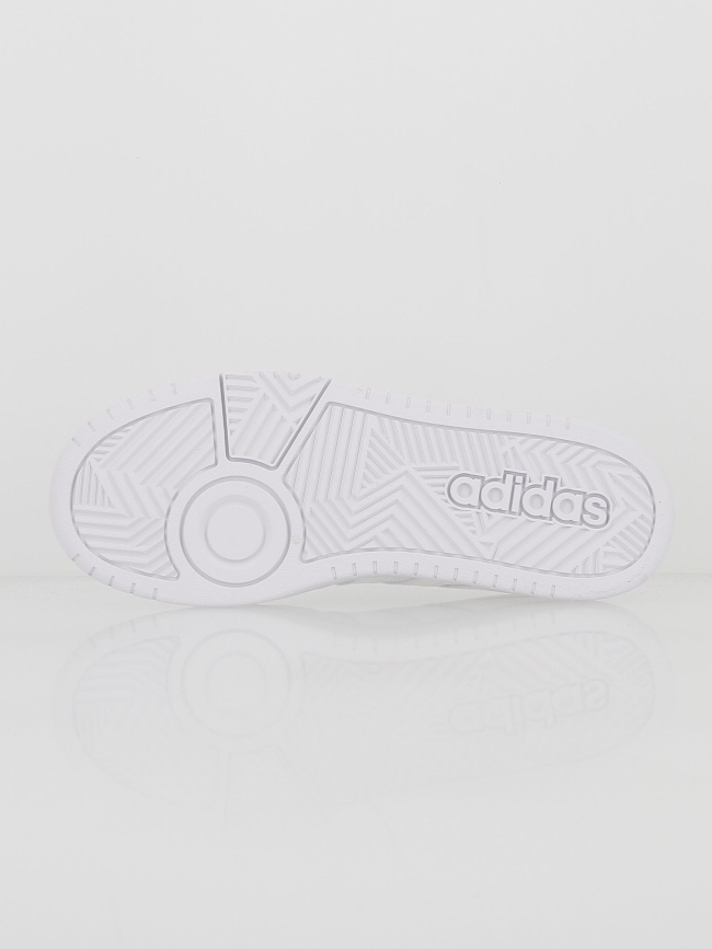 Baskets basses hoops 3.0 blanc enfant - Adidas