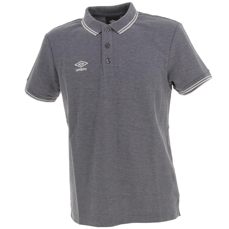 Polo basics piqué bleu marine homme - Umbro