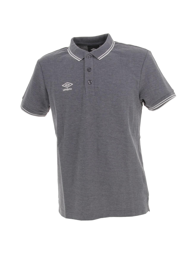 Polo basics piqué bleu marine homme - Umbro