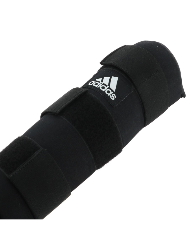 Protège-tibias pied sport de combat coton noir - Adidas