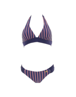Maillot de bain 2 pièces barbade bleu femme - Treeker 9