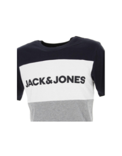 T-shirt logo block gris homme - Jack & Jones