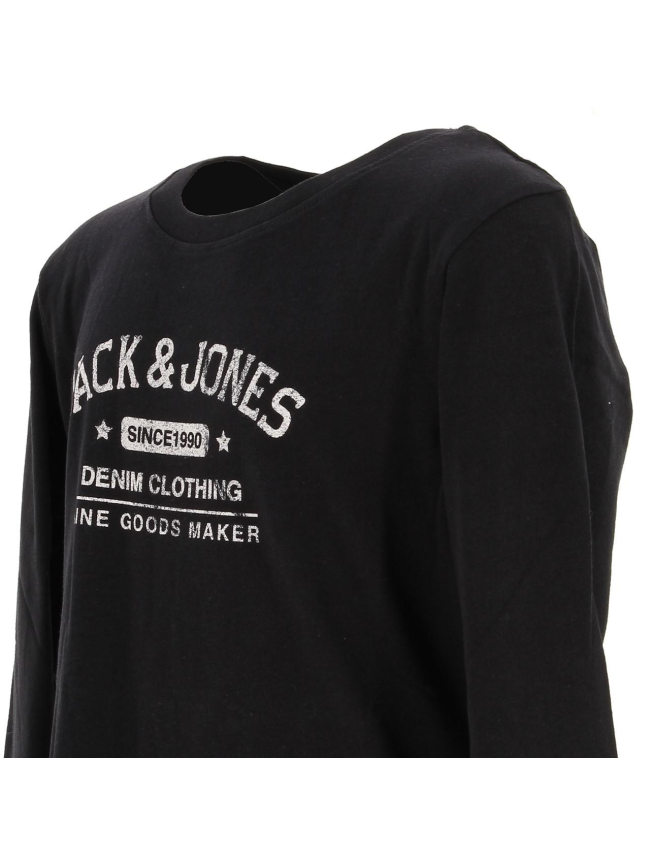 T-shirt manches longues jeans noir enfant - Jack & Jones