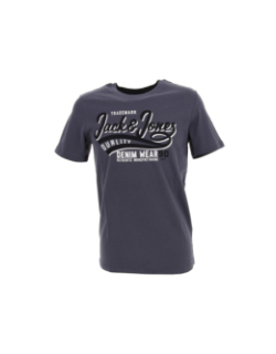 T-shirt grisaille bleu marine homme - Jack & Jones