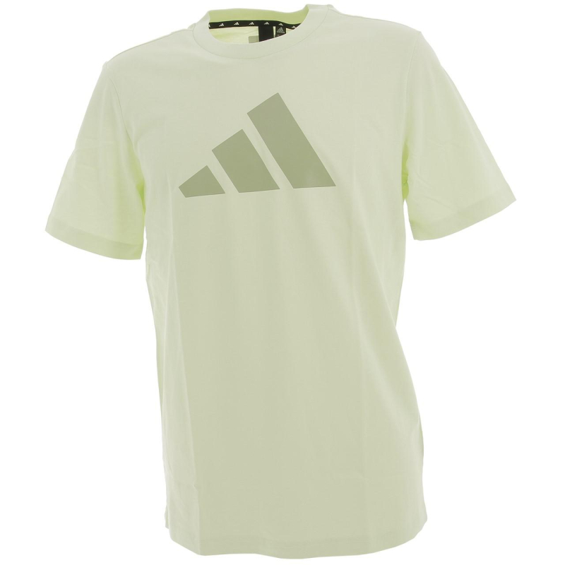 T-shirt 3 bandes vert anis homme - Adidas