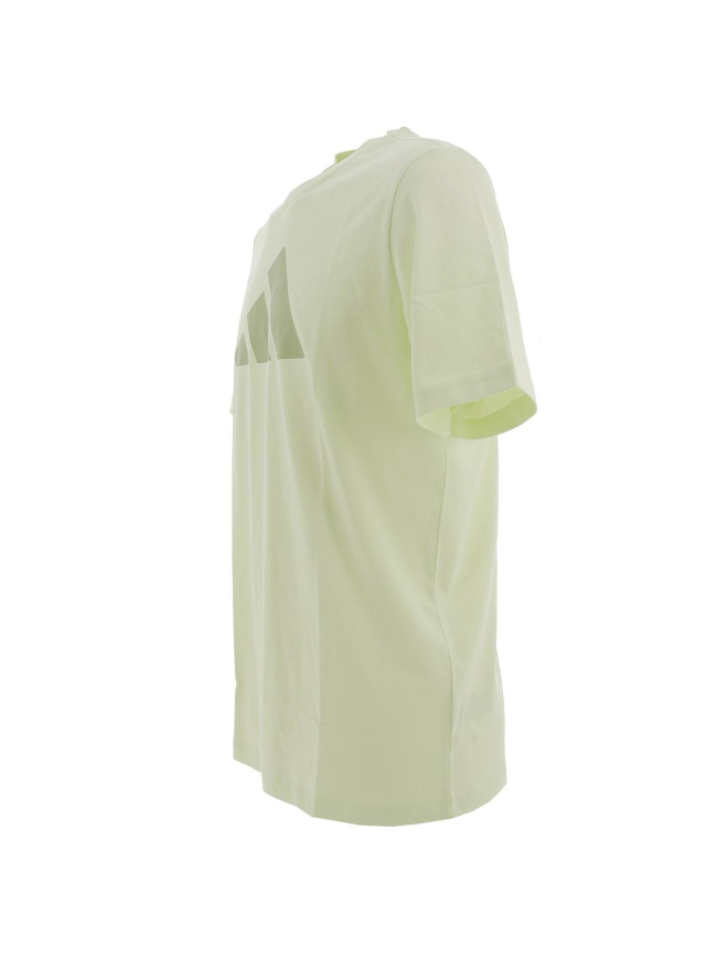 T-shirt 3 bandes vert anis homme - Adidas