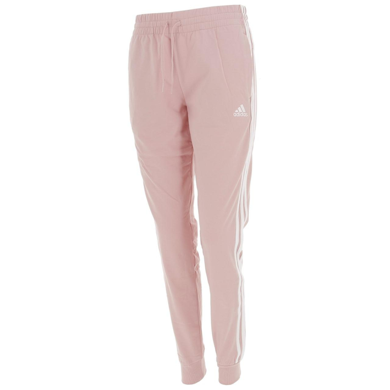 Jogging 3 bandes rose femme - Adidas