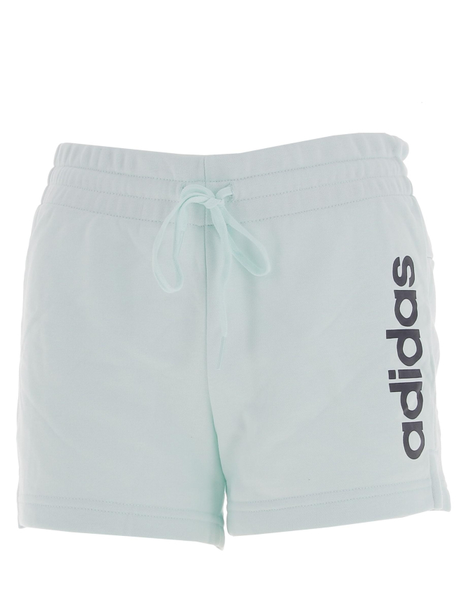 Short de sport linear vert femme - Adidas