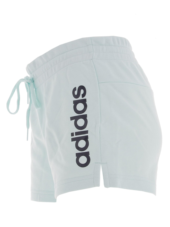 Short de sport linear vert femme - Adidas