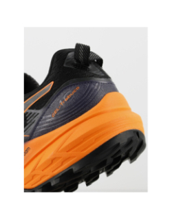 Chaussures de trail trabuco 10 gel noir/orange homme - Asics