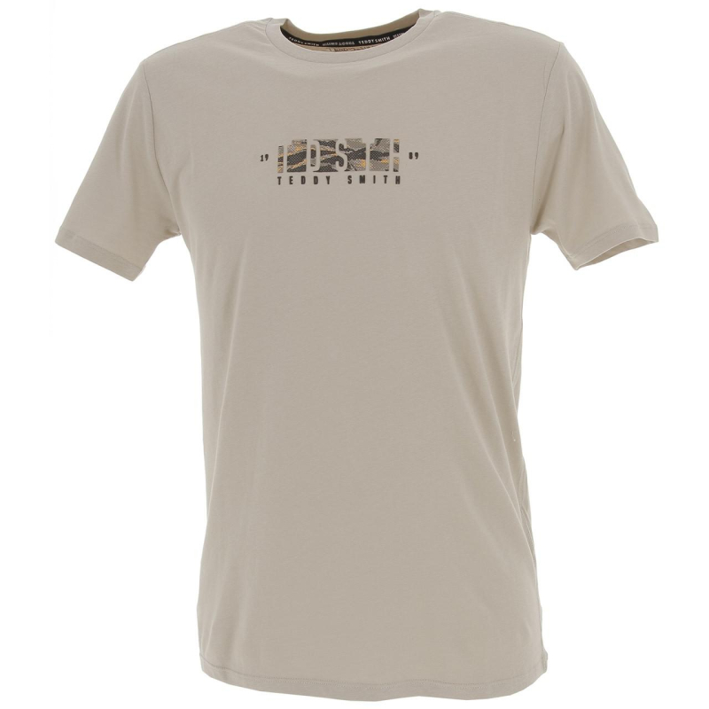 T-shirt jurgen dune beige homme - Teddy Smith