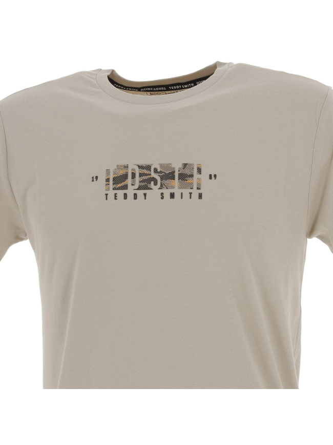 T-shirt jurgen dune beige homme - Teddy Smith