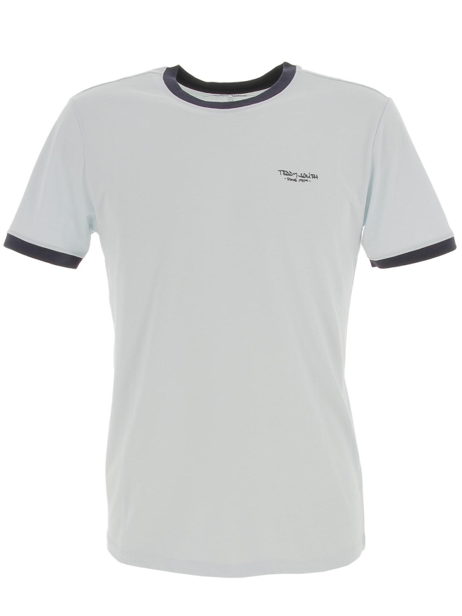 T-shirt the tee bleu ciel homme - Teddy Smith