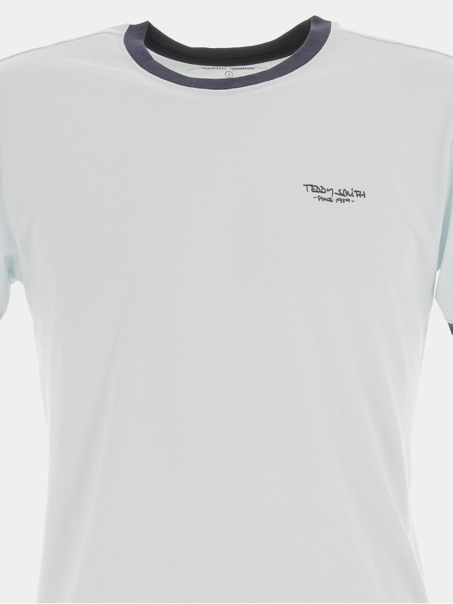 T-shirt the tee bleu ciel homme - Teddy Smith