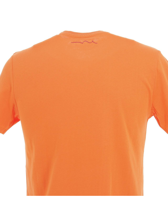 T-shirt ticlass basic orange homme - Teddy Smith