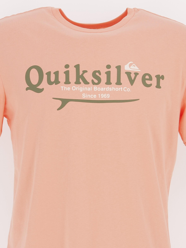 T-shirt silver lining orange homme - Quiksilver