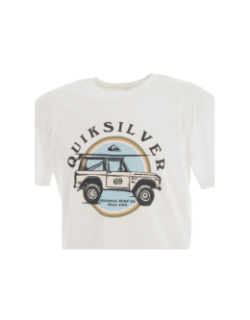 T-shirt coastal grooves blanc homme - Quiksilver