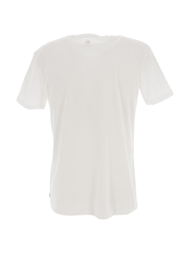 T-shirt coastal grooves blanc homme - Quiksilver