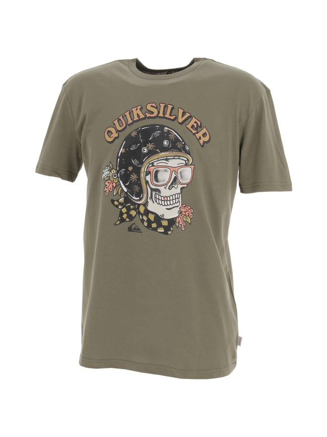 T-shirt skull trooper kaki homme - Quiksilver