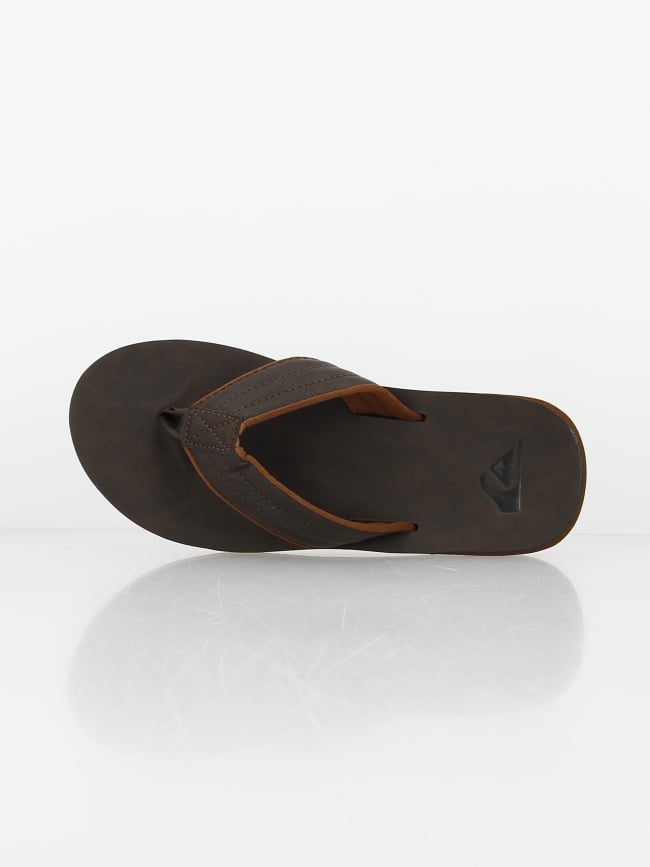 Tongs nubuck bride marron homme - Quiksilver