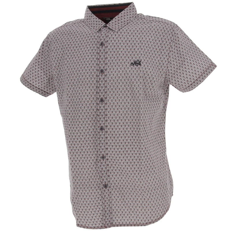 Chemise manches courtes rm 4647 bordeaux homme - Rms 26