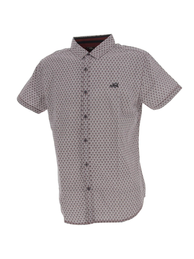 Chemise manches courtes rm 4647 bordeaux homme - Rms 26