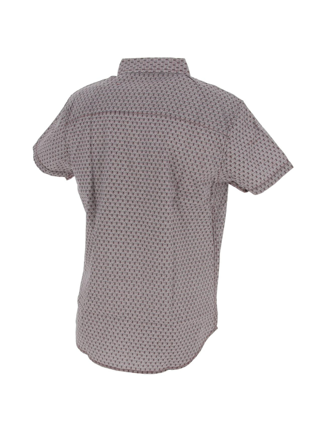 Chemise manches courtes rm 4647 bordeaux homme - Rms 26