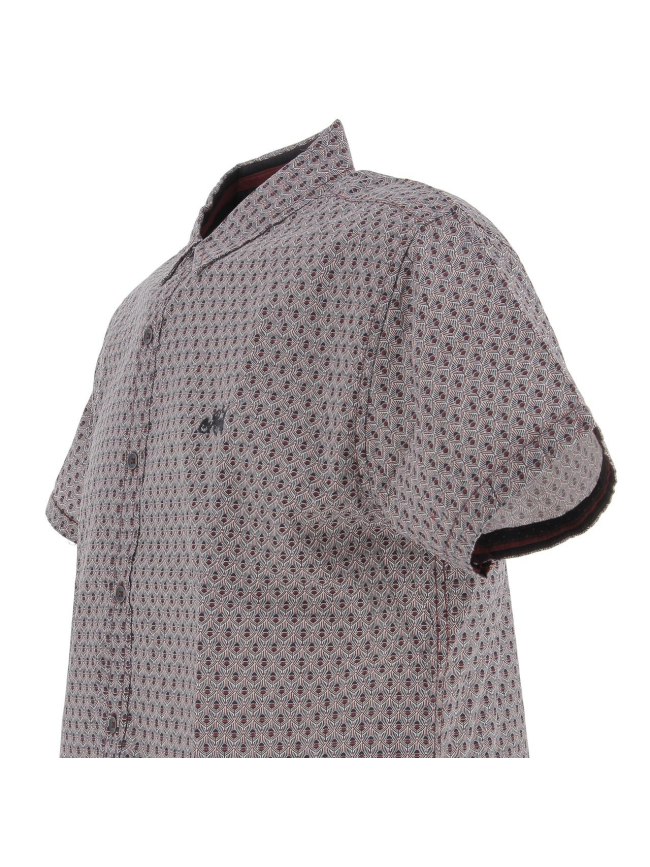 Chemise manches courtes rm 4647 bordeaux homme - Rms 26