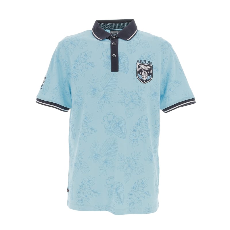 Polo de rugby try bleu homme - Union Black