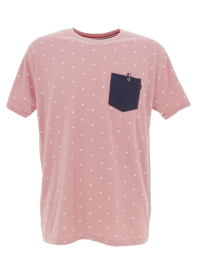 T-shirt coq rose homme - Rms 26