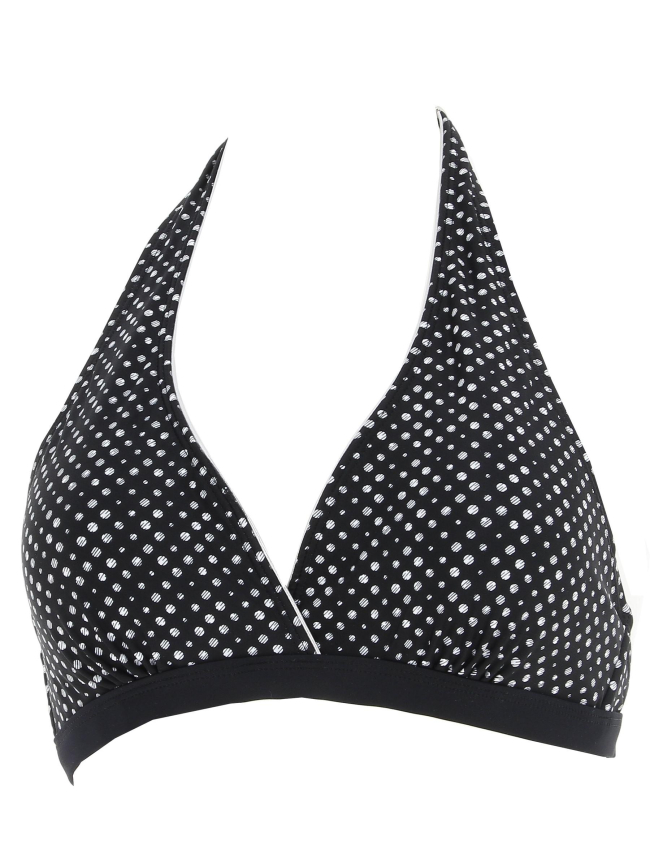 Maillot de bain 2 pièces irina pois noir femme - Lemon Bay