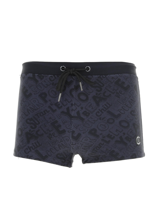 Maillot de bain boxer stew noir homme - Lemon Bay