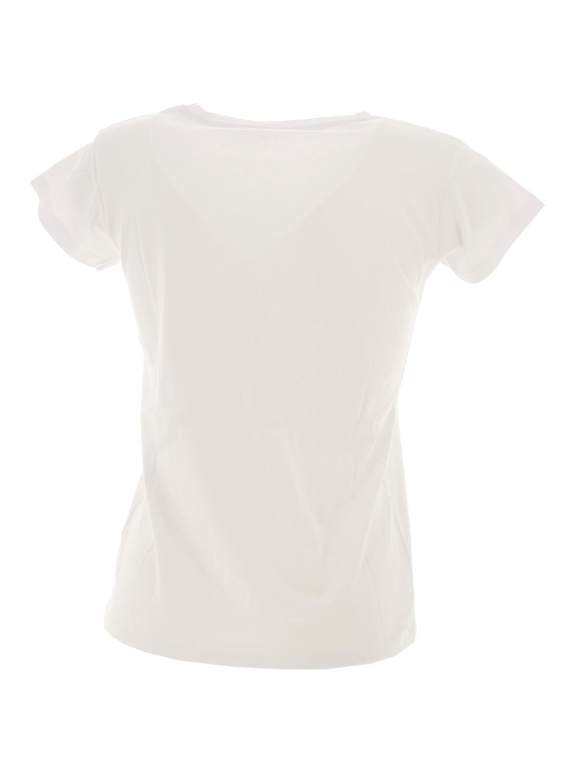 T-shirt love perfect blanc fille - Kaporal