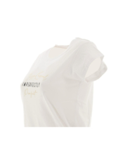 T-shirt love perfect blanc fille - Kaporal