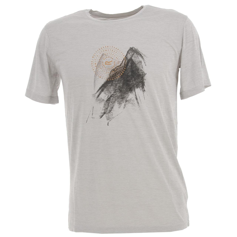 T-shirt de randonnée fingal vi gris homme - Regatta