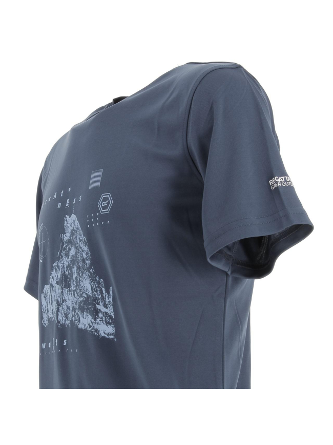 T-shirt de randonnée fingal vi bleu marine homme - Regatta
