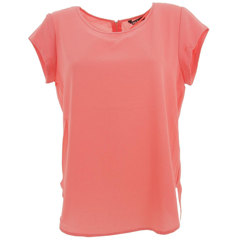 T-shirt vic tea rose femme - Only