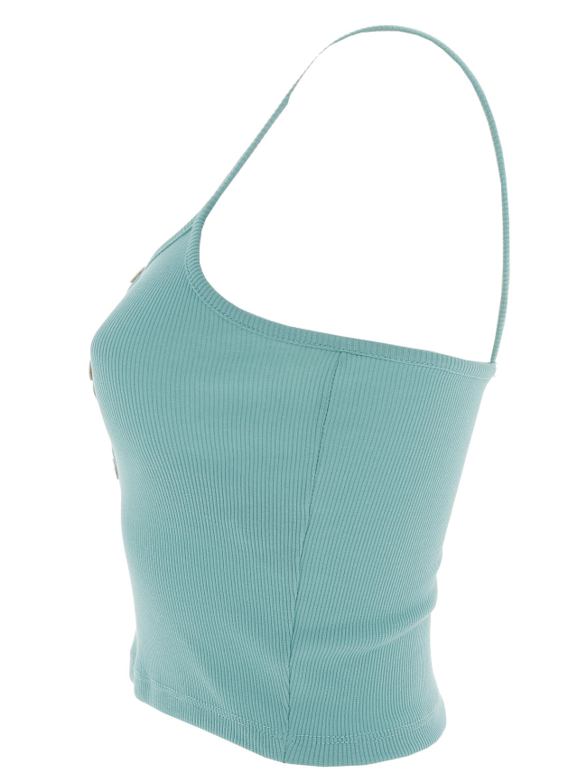 Débardeur crop nessa vert femme - Only