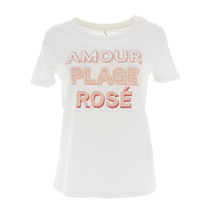 T-shirt rizzy rose femme - Only