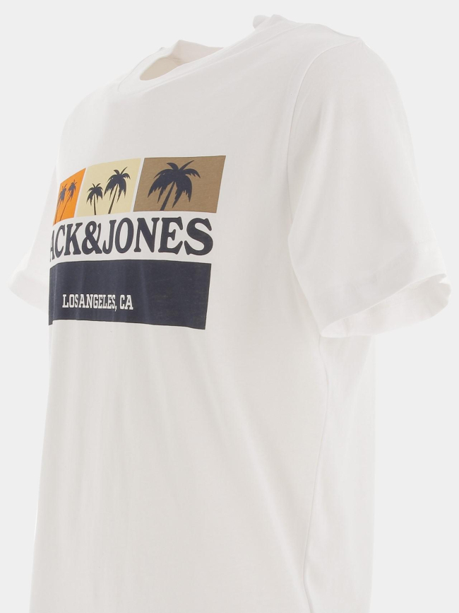 T-shirt malibu branding blanc homme - Jack & Jones