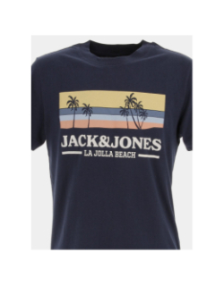 T-shirt malibu branding bleu marine homme - Jack & Jones