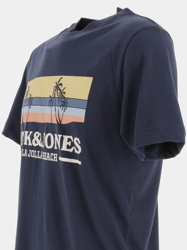 T-shirt malibu branding bleu marine homme - Jack & Jones