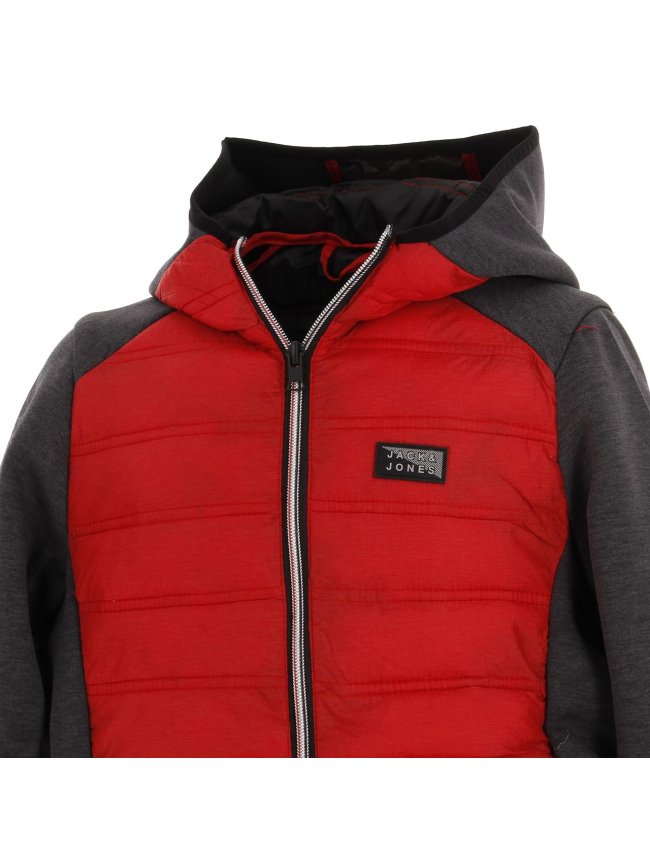 Veste légère toby hybrid rouge garçon - Jack & Jones