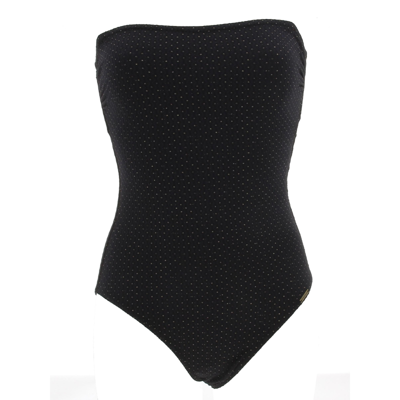 Maillot de bain 1 pièce lisa kiara noir femme - Grain De Sable