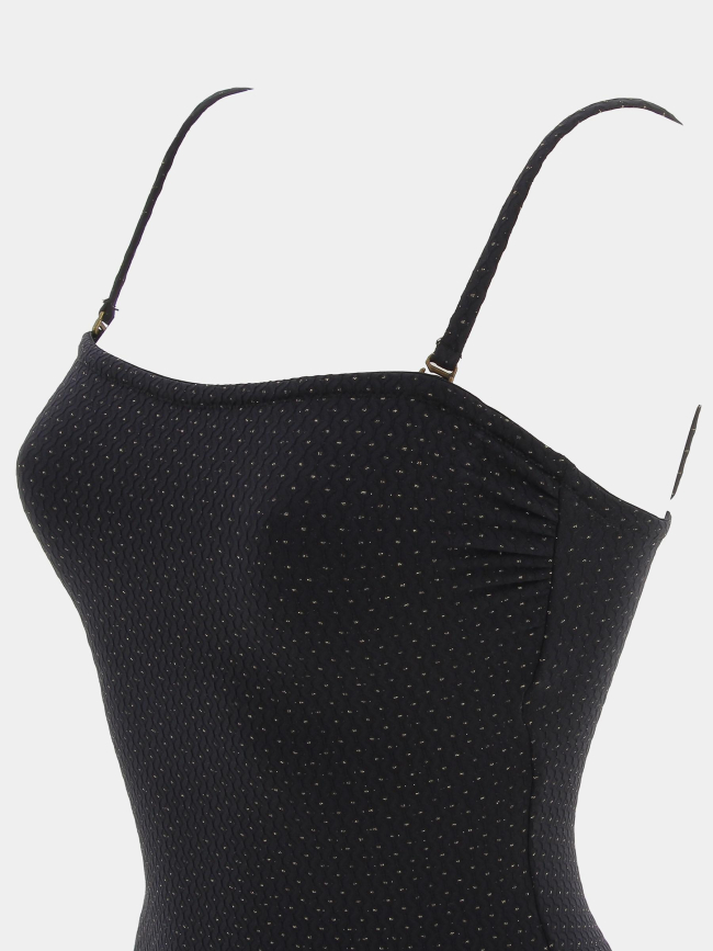 Maillot de bain 1 pièce lisa kiara noir femme - Grain De Sable