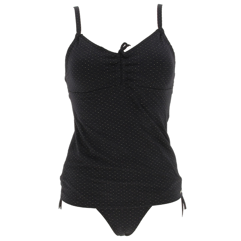 Maillot de bain tankini kiara noir femme - Grain De Sable